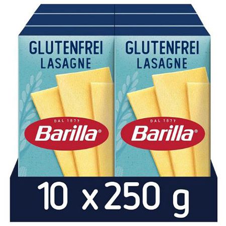 🍝 10er Pack Barilla Pasta Glutenfreie Lasagne aus Mais & Reis ab 26€ (statt 30€)