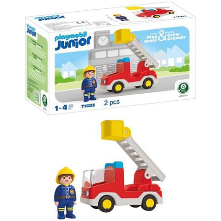 🚒 Playmobil Junior 71683 Feuerwehrleiterfahrzeug für 10,60€ (statt 17€)