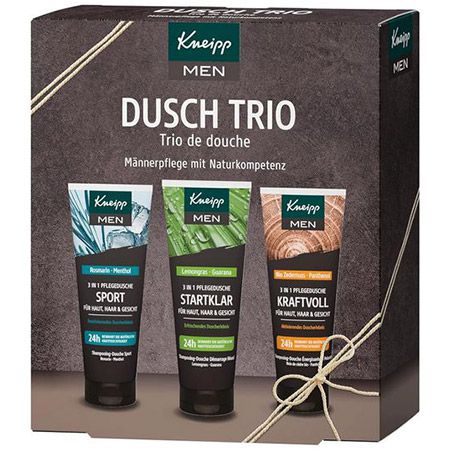 🚿 3er Pack Kneipp Men Duschgel Geschenkset für 4,69€ (statt 6€)