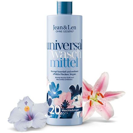 🧼 Jean & Len Universalwaschmittel Wasserlilie & Hibiskus, 20WL ab 3,95€ (statt 5€)