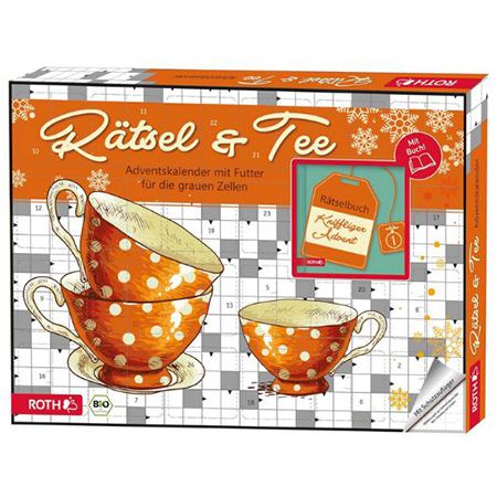 🍵 Roth Rätsel & Bio‑Tee Adventskalender mit Rätselbuch für 13,99€ (statt 28€)