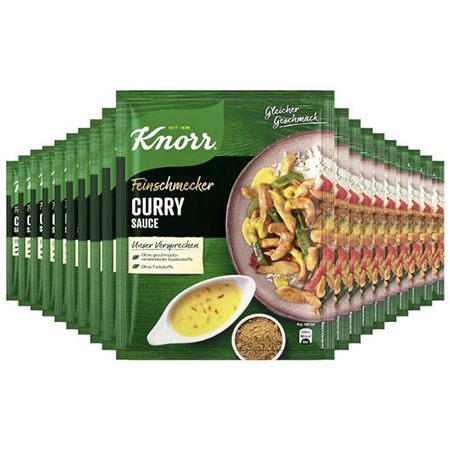 🍛 19x Knorr Feinschmecker Curry Sauce, je 250ml ab 16,87€ (statt 25€)