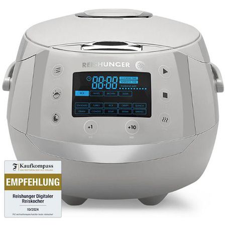🍚 Reishunger Digitaler Reiskocher & Dampfgarer, 1,5L für 119,99€ (statt 149€)
