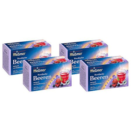 🍵 4er Pack Meßmer Ländertee Nordische Beeren für 5,96€ (statt 10€)