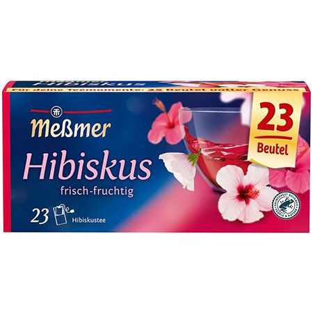 🍵 4 x 23er Pack Meßmer Hibiskus Teebeutel ab 5,36€ (statt 10€)