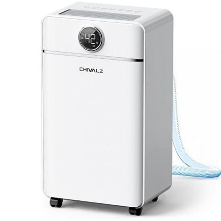 💦 CHIVALZ Luftentfeuchter für Räume bis 30m², 12L/24h für 61,59€ (statt 77€)