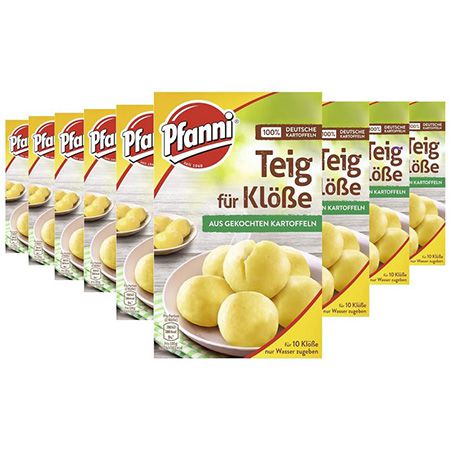 🥘 9er Pack Pfanni Teig für Klöße aus Kartoffeln, je 275g ab 16,99€ (statt 25€)