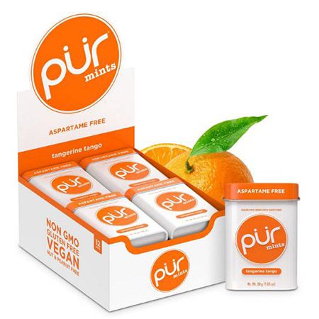 🍊 12er Pack PUR Mints Minzbonbons mit Mandarine-Geschmack ab 16€ (statt 20€)
