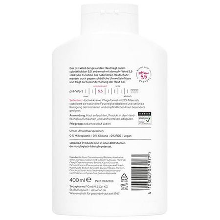 🚿 Sebamed Meersalz Dusche, 400ml ab 2,80€ (statt 5€)