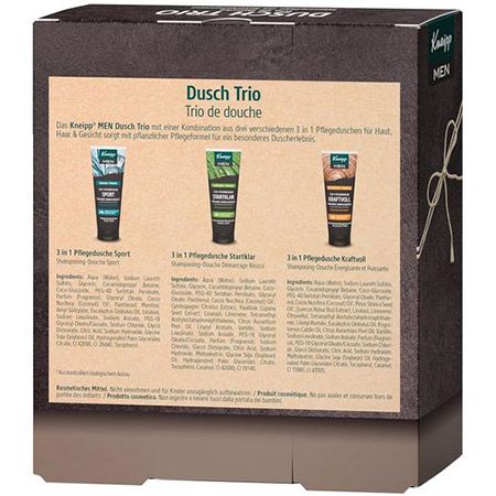 🚿 3er Pack Kneipp Men Duschgel Geschenkset für 4,69€ (statt 6€)
