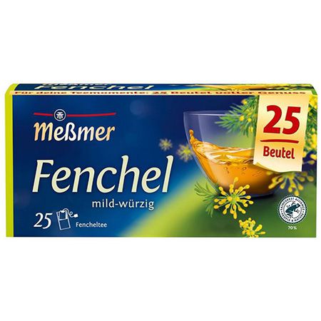 🍵 4 x 25er Pack Meßmer Fenchel Teebeutel ab 5,36€ (statt 10€)