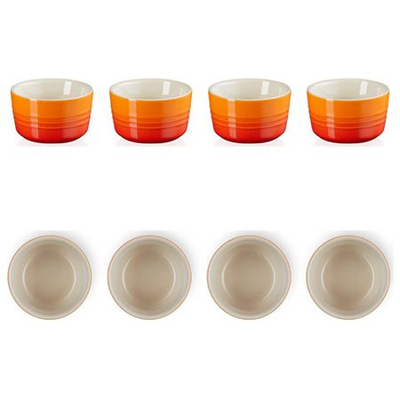 🍮 4er Set Le Creuset Mini Förmchen aus Steinzeug, 100ml für 23€ (statt 33€)