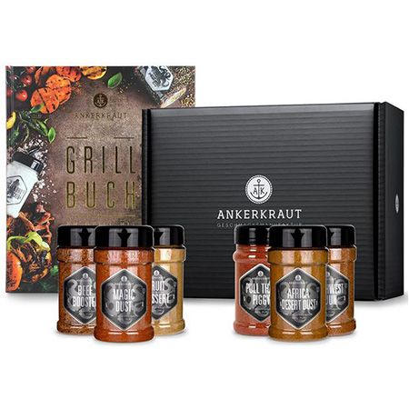 🥩 Ankerkraut Geschenk Grillbuch-Set mit 6 Streuern für 42,45€ (statt 66€)
