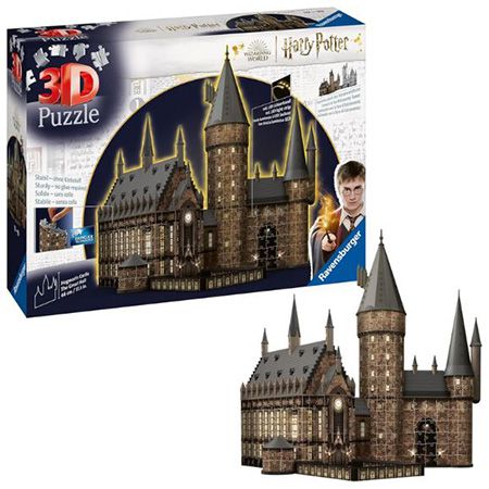 🏰 Ravensburger 3D Puzzle Harry Potter Hogwarts Schloss für 40€ (statt 71€)