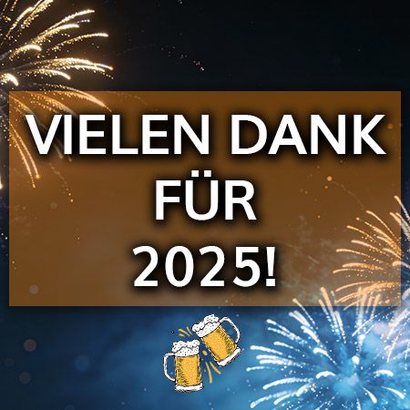 🥂 Wir sagen ❤️ DANKE für 2025 & wünschen euch einen guten Rutsch ins neue Jahr! 🍾🎆