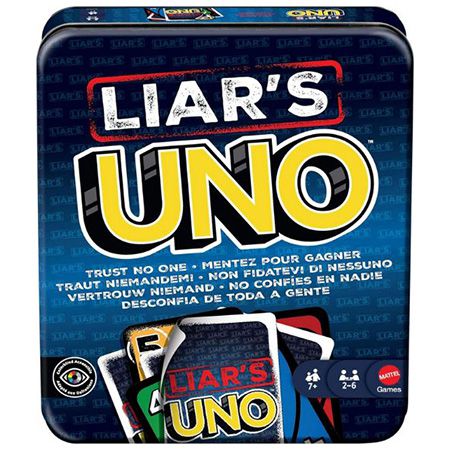 🃏 Mattel Liar‘s UNO Kartenspiel in Metalldose für 12,56€ (statt 16€)