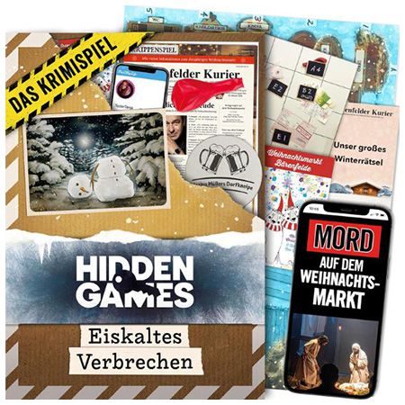 🔎 Hidden Games Eiskaltes Verbrechen, Der Winterkrimi Spiel für 19,90€ (statt 25€)