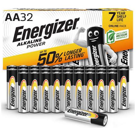 🔋 32er Pack Energizer Alkaline Power Batterien AA ab 13,49€ (statt 20€)