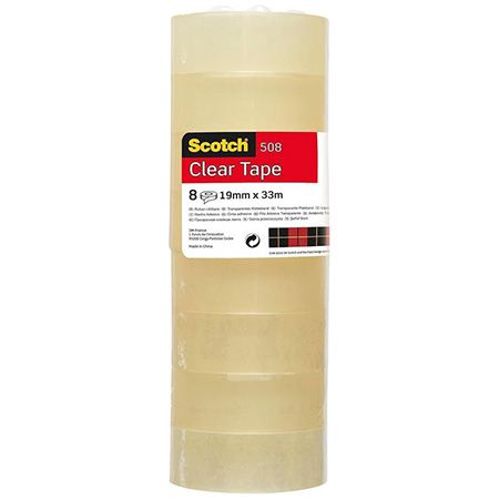 📦 8er Pack Scotch Transparentes Klebeband, 19mm x 33m ab 4,94€ (statt 8€)
