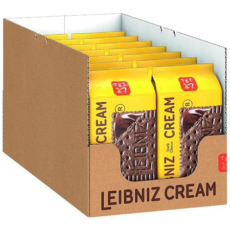 🍪 14er Pack Leibniz Cream Dark Choco Kakaoekse ab 26,22€ (statt 33€)