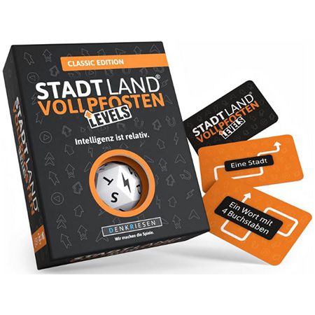 🃏 Denkriesen Stadt Land Vollpfosten Levels Classic für 11,20€ (statt 14€)