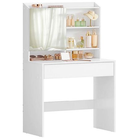 🪞 Vasagle Schminktisch mit Spiegel & Schublade für 46,99€ (statt 55€)