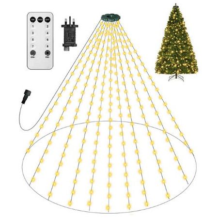 🎄 Kalahol Weihnachtsbaum Lichterkette mit 400 LEDs & 8 Modi für 8,99€ (statt 17€)
