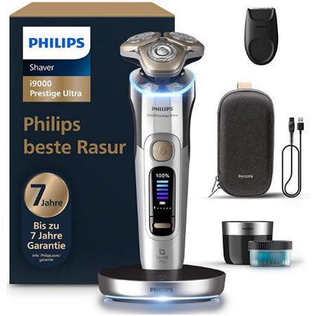 🪒 Philips i9000 Prestige Ultra Nass- & Trockenrasierer für 249,98€ (statt 479€)