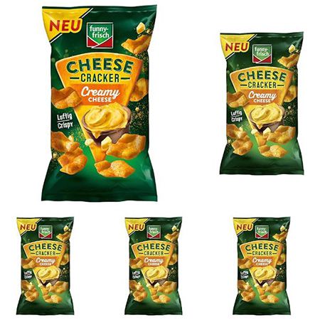 🧀 5er Pack funny-frisch Cheese Cracker Creamy Cheese für 9€ (statt 13€)