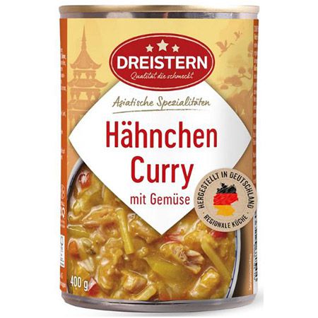 🍛 Dreistern Hähnchencurry Gemüse & Sauce, 400g ab 2,84€ (statt 4€) 🍛 Dreistern Hähnchencurry Gemüse & Sauce, 400g ab 2,84€ (statt 4€)