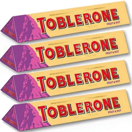 🍫 3x Toblerone Fruit & Nut, 100g ab 4,53€ (statt 8€)