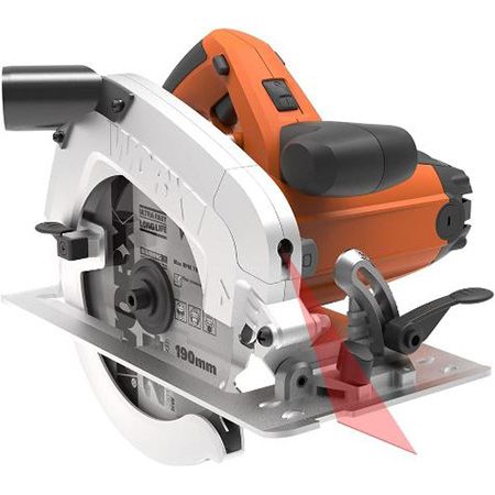 🪚 WORX WX445 Handkreissäge mit 1.600W & Laserführungssystem für 55,55€ (statt 128€)
