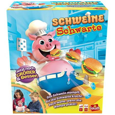 🐷 Goliath Schweine Schwarte, Kinder-Brettspiel für 13,99€ (statt 22€)