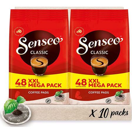 🔥 Jahresvorrat! ☕ 480er Pack Senseo Pads Classic Kaffeepads ab 74€ (statt 95€)