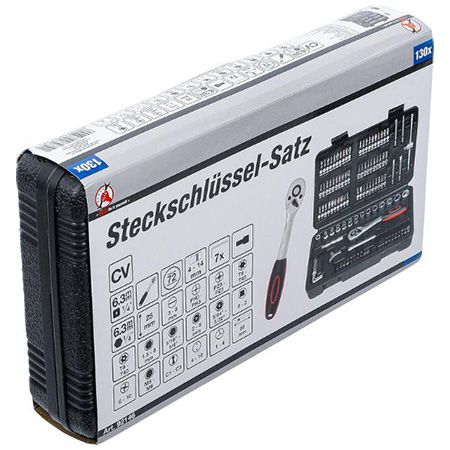 🧰 BGS Diy 92146 Steckschlüssel-Satz, 130-tlg. für 15,99€ (statt 26€)