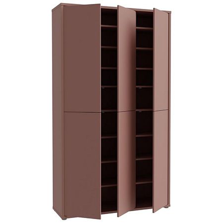 👟 Forte Alice Springs Schuhschrank mit 6 Türen, 15 Einlegeböden für 212,56€ (statt 279€)