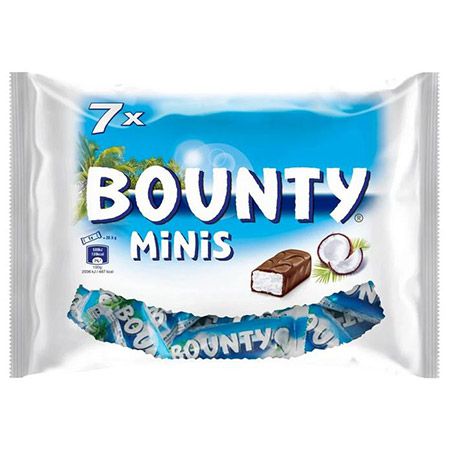 🥥 3x Bounty Minis Schokoriegel Tüte, je 227g ab 5,67€ (statt 10€)