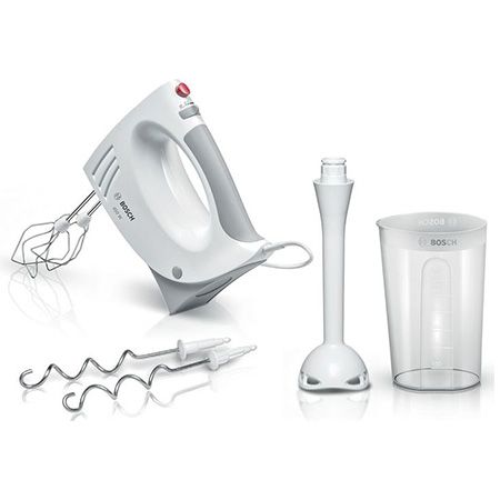 🍰 Bosch MFQ3540 Handrührgerät Set mit Besen, Haken, Becher & Stab für 31€ (statt 37€)