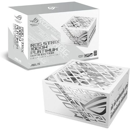 🖥️ ASUS ROG Strix Platinum White Gaming Netzteil, 1000W für 173,99€ (statt 207€)