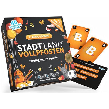 🃏 Denkriesen – Stadt Land Vollpfosten Sonderedition für 16,99€ (statt 20€)