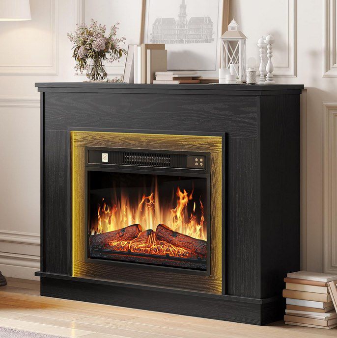 🔥 YITAHOME Elektrokamin mit 3D Flammeneffekt & LEDs für 135,99€ (statt 170€)