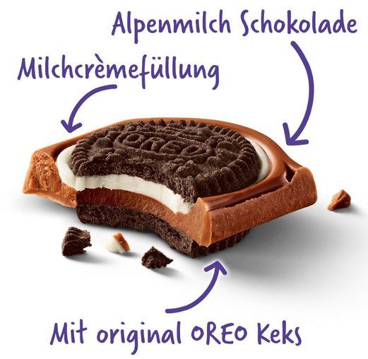 🍫 Milka Oreo Sandwich (92g) Alpenmilch Schokolade gefüllt mit Oreo Keks ab 0,94€ (statt 2€)