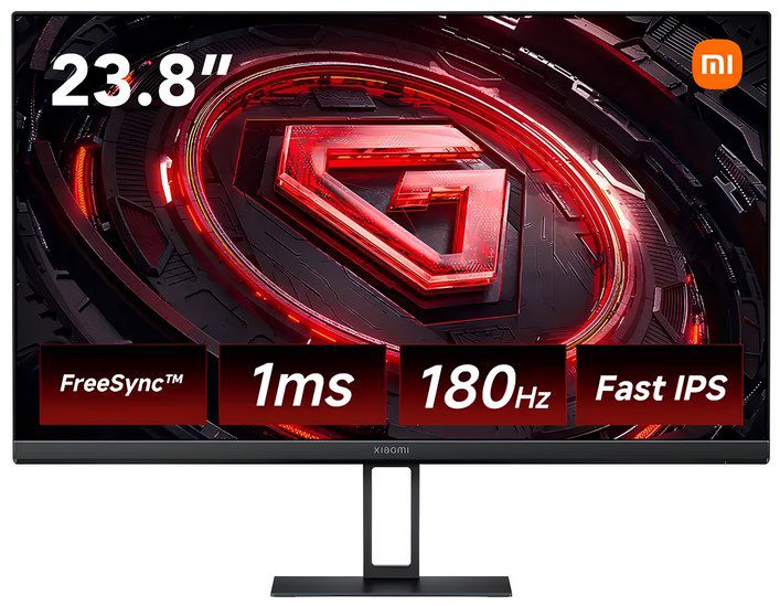 🖥️ Xiaomi G24i 23.8 Zoll Full HD Fast IPS LED 180Hz Gaming Monitor für 69,99€ (statt 97€)