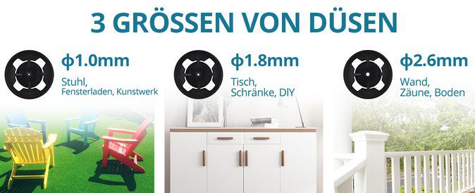 👨🎨 Tilswall W201 800W Farbsprühsystem mit 1300ml Behälter für 39,99€ (statt 60€) 👨🎨 Tilswall W201 800W Farbsprühsystem mit 1300ml Behälter für 39,99€ (statt 60€)
