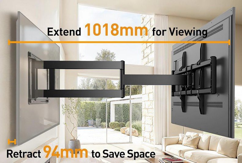 📺 Perlegear TV Wandhalterung (1m ausziehbar) bis 📏 90 Zoll / 🏋️♀️ 68kg für 59,99€ (statt 120€) 📺 Perlegear TV Wandhalterung (1m ausziehbar) bis 📏 90 Zoll / 🏋️♀️ 68kg für 59,99€ (statt 120€)