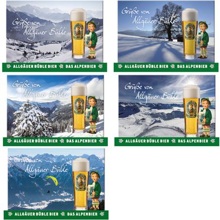 Mit den Allgäuer Büble eine Grußkarte gratis versenden