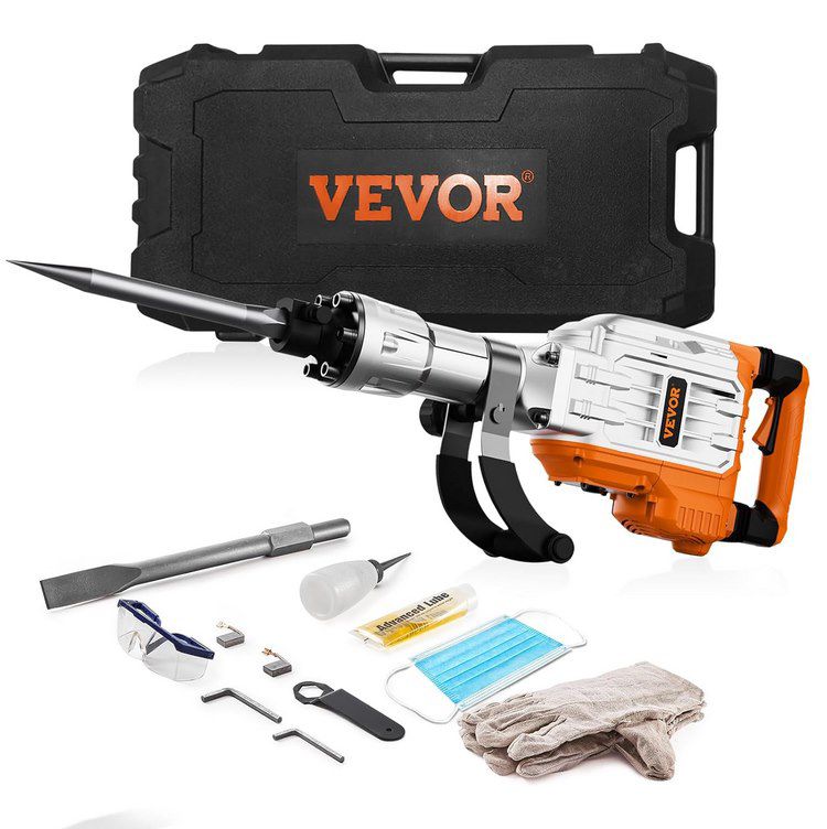 🚧 VEVOR JH-65 Abbruchhammer mit 3.500W & 60J für 117,66€ (statt 147€)