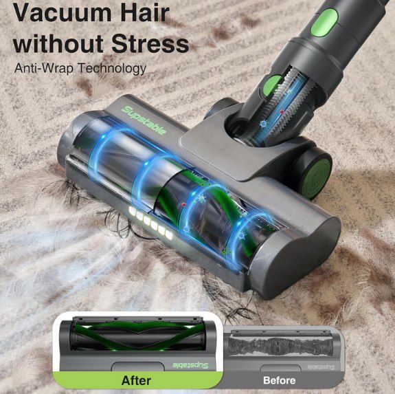 🧹 Mate40 Akku Staubsauger mit LED Display & Anti Tangle Bürste für 59,99€ (statt 120€)