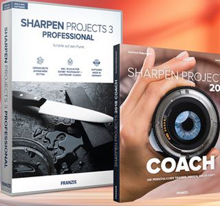 Adventskalender 2025 von Chip: Heute Sharpen Projects 3 professional mit Coach E-Book gratis