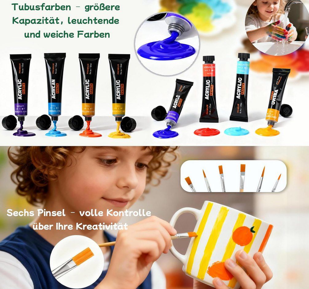 🎨 Warma Keramikmalset mit 2 Tassen + 12 Farben für 15,74€ (statt 25€) 🎨 Warma Keramikmalset mit 2 Tassen + 12 Farben für 15,74€ (statt 25€)